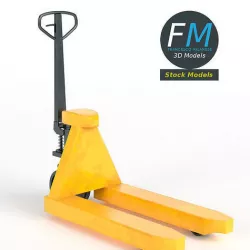 Pallet jack skid lifter 3D model