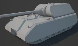Panzerkampfwagen 8 - Maus tank 3D model
