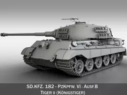 Panzerkampfwagen VI - Ausf B - King Tiger  3D model
