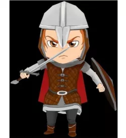 pawn soldier Low-poly 3D model