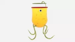 Pitcher Plant Monster Low-poly 3D model