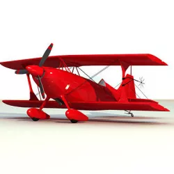 Pitts Custon Aerobatic Plane 3D model