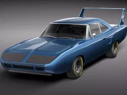 Plymouth RoadRunner Superbird 1970 3D model
