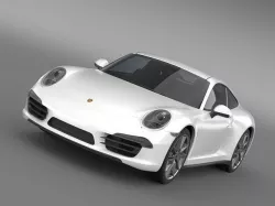Porsche 911 Carerra 2013 3D model