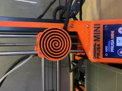 Prusa Mini X-Axis Hypnotizing Visualizer Indicator
