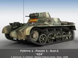 PzKpfw 1 - Panzer 1 - Ausf A - 424 3D model