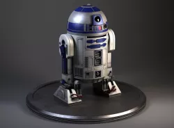 R2D2 Star Wars Droid Robot 3D model