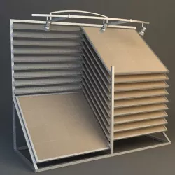 Retail Display Board 3D model