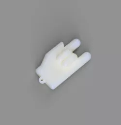 Rocker hand for keychain