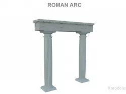 Roman Arc 3D model