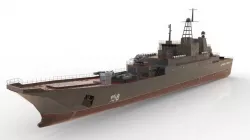 Ropucha Class Landing Ship Low-poly 3D model