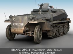 sd kfz 2501 half track troop carrier 3d models 【 STLFinder