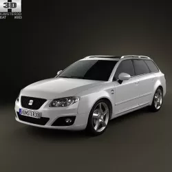 Seat Exeo Tourer 2009 3D model