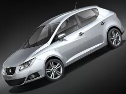 Seat ibiza 2010 3D model