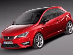 Seat Ibiza Cupra 2013 3D model