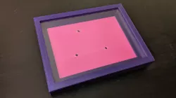 shadow box display case picture frame (4.5" x 6")