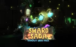 Shard Saga Fantasy Hero Pack Low-poly 3D model