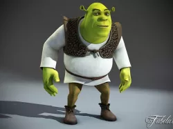 SHREK std mat 3D model