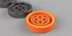 Simple Clothes Button