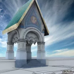 St Nikolai pronaos 3D model