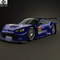 Subaru BRZ GT300 2013 3D model
