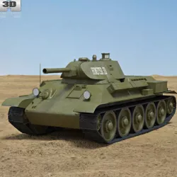 T-34 Tank 3D model