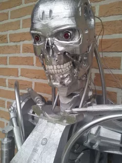 Terminator real life size 1m80 3D model