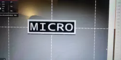 The name of the MICRO turntable