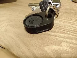 Tile sticker keychain