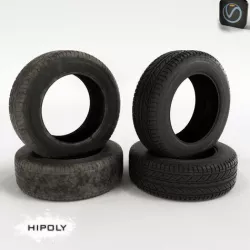 Tire Hankook 3D model