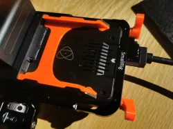 Tool less SSD adapter for Atomos Ninja V (w extra clips for smallrig 2209)