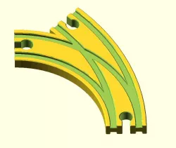 Toy Wood Train Track / Spielzeug Holzeisenbahn Schienen / Weiche Kurve / BRIO Thomas IKEA eBay kompatibel