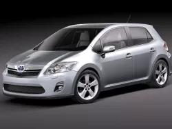 Toyota Auris HSD 2011 3D model