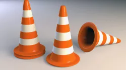 Traffic Cone 3D model