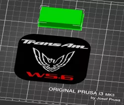Tran Am Ws6 Badge - MMU / Multicolor