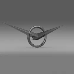 UAZ Logo 3D model