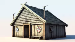 Viking House 1 Low-poly 3D model