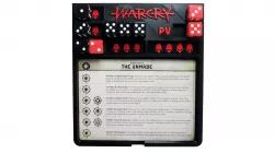 Warcry panel . Consola de juego y administrador de dados.