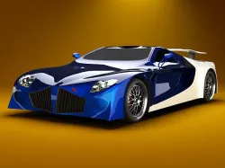 Weber Sportscar 3D model