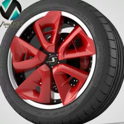 wheel Schmidt Cirrus 3D model