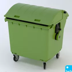 Wheeled-container 1100L 3D model