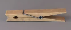 Wood clothespin 3D model