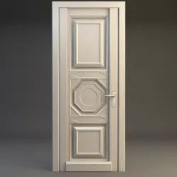 Wooden Door 3D model
