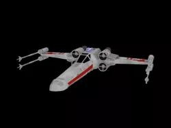 X-wing 3D model
