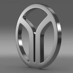 Yugo Logo 3D model