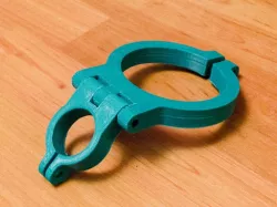 35mm CNC exhaustion mount for 80mm Spindle with joint