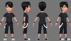 3D Artist Male 3D model