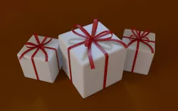 3D Gift Box 3D model