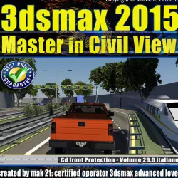 3ds max 2015 Master in Civil View vol 29 cd front 3D model