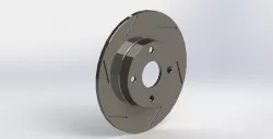 90-97 Miata MX-5 Sloted Rear Rotor